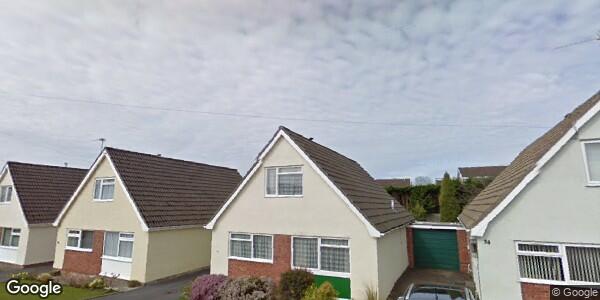 Street view of 35 Heol Alun